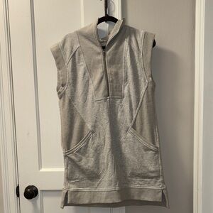 Sleeveless Gray Mini Dress